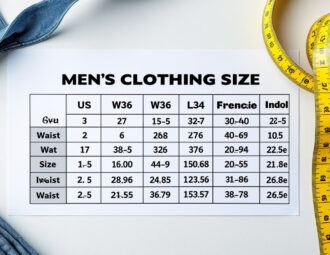 découvrez à quoi correspond la taille w36 l34 pour homme en équivalent français avec notre guide 2025. astuces et tableau de conversion pour choisir le bon pantalon facilement.