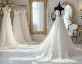 découvrez tous nos conseils pour choisir la robe de mariée blanche parfaite et trouver la tenue idéale qui sublimera votre silhouette le jour de votre mariage.